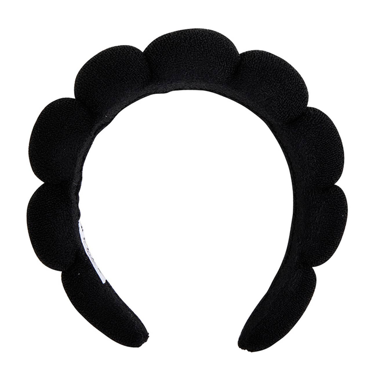 Plush Spa Headband - Black