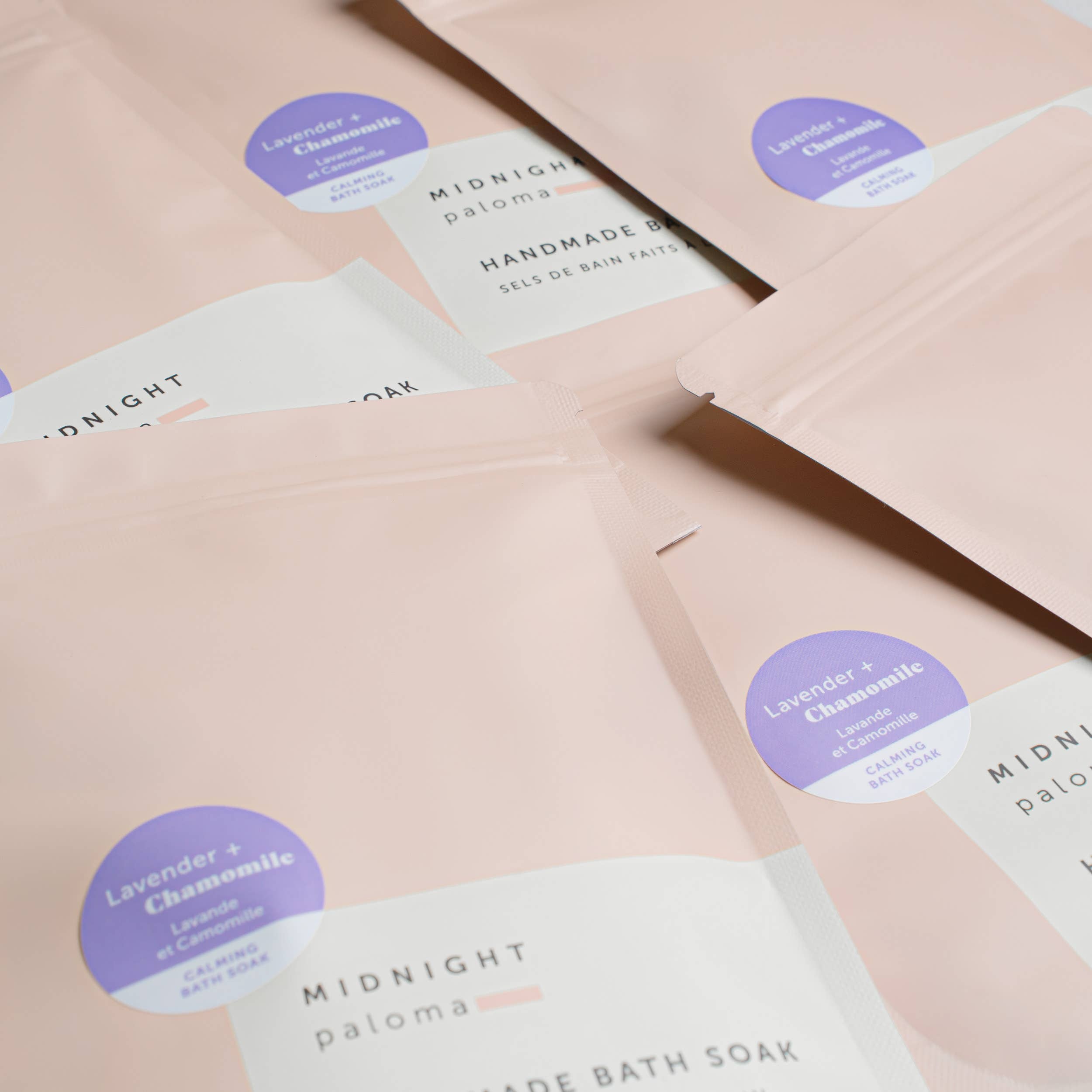 Lavender + Chamomile Bath Soak Epsom Salts Relaxing