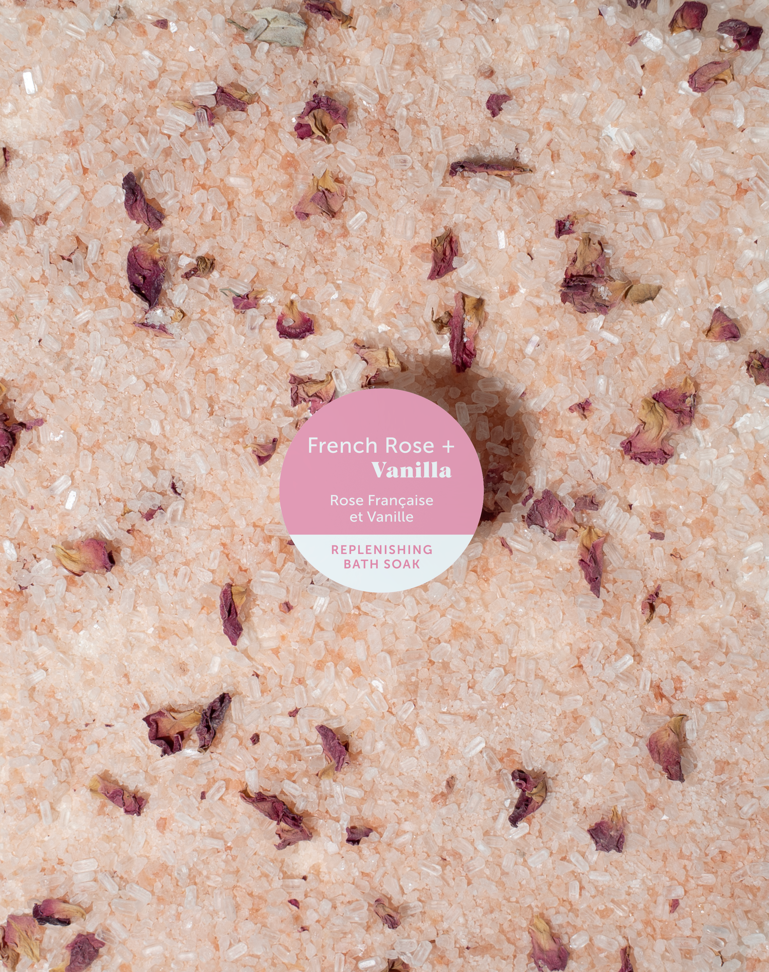 French Rose + Vanilla Bath Soak Epsom Salts