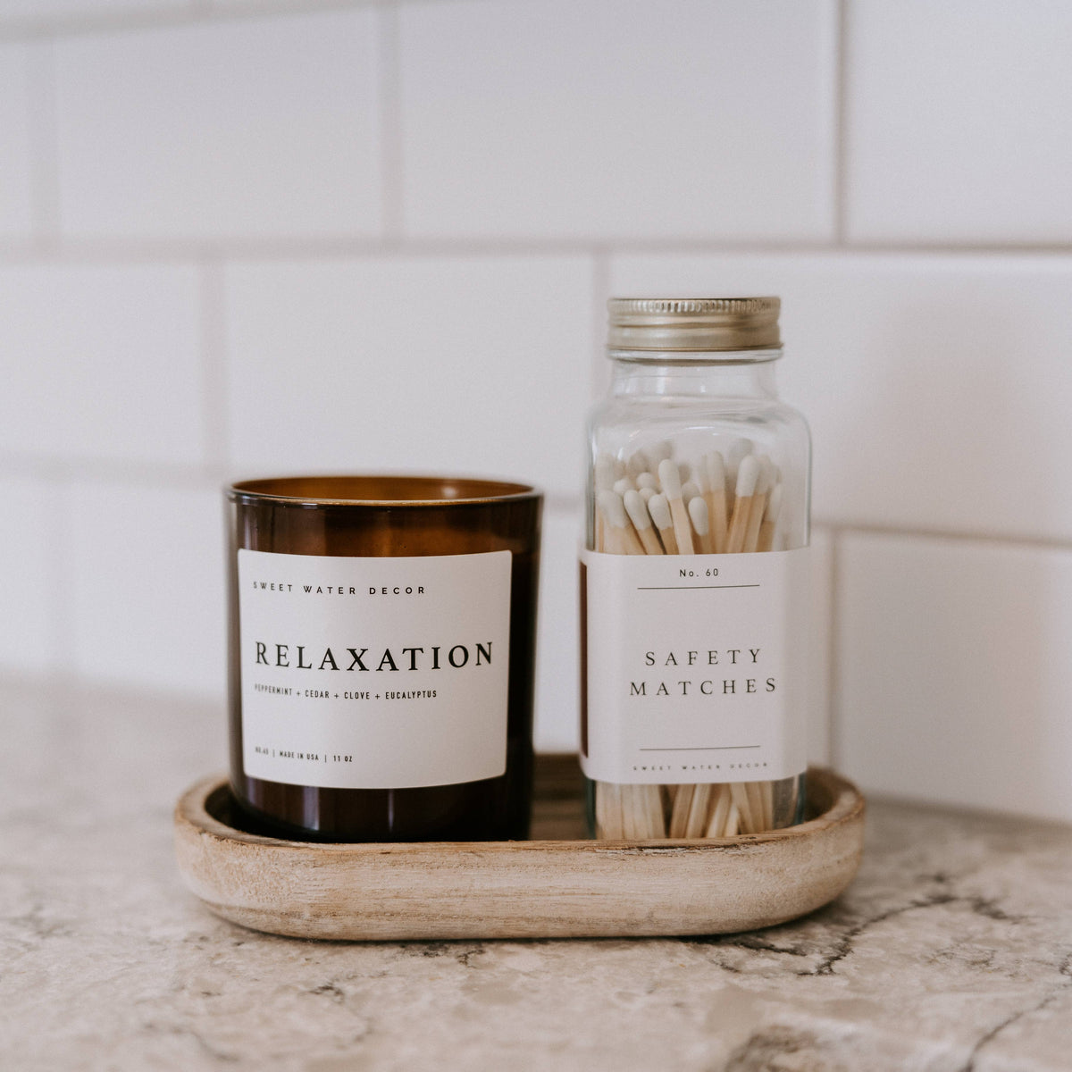 Safety Matches, White Tip - Home Decor &amp; Gifts