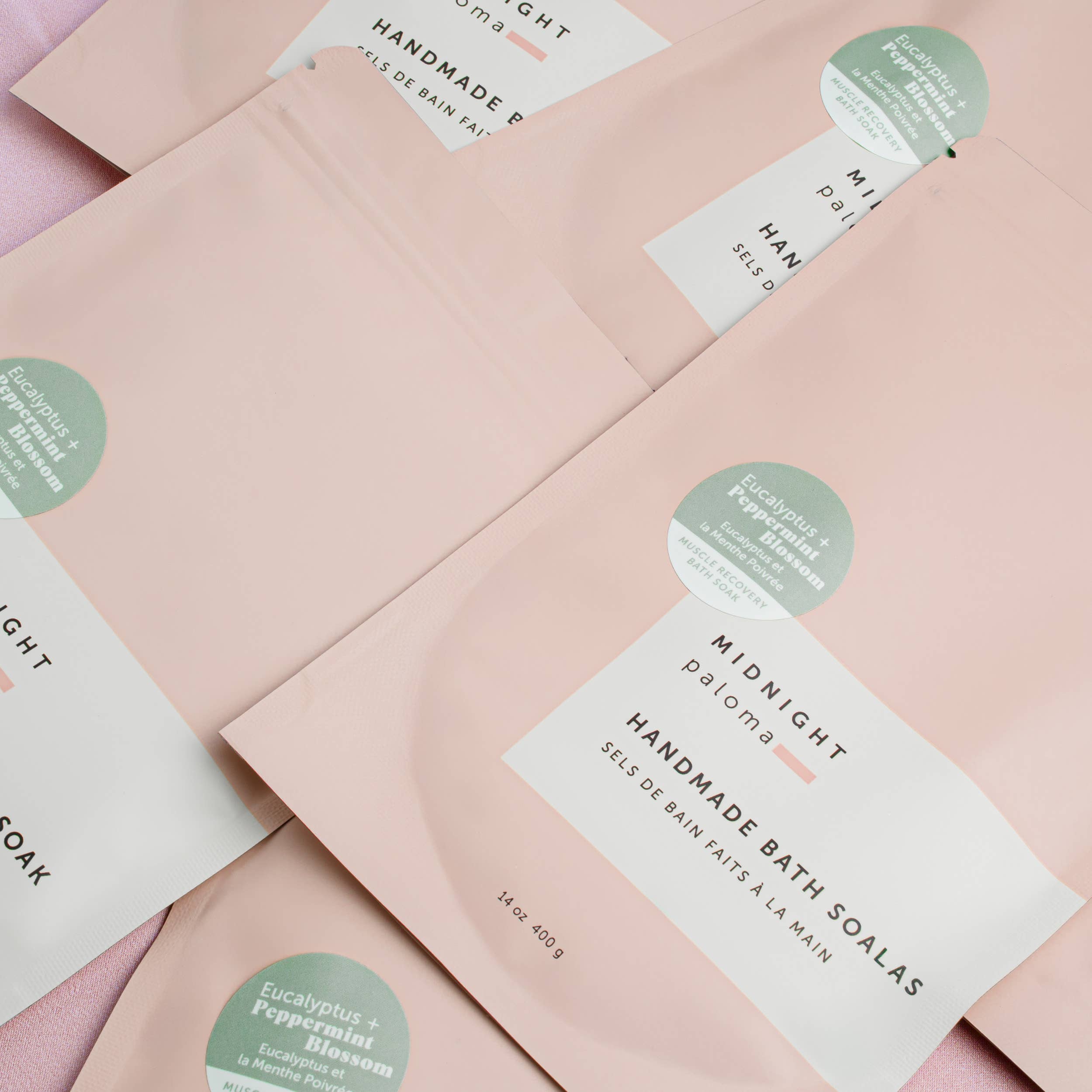 Eucalyptus + Peppermint Bath Soak - Epsom Salt Detoxifying