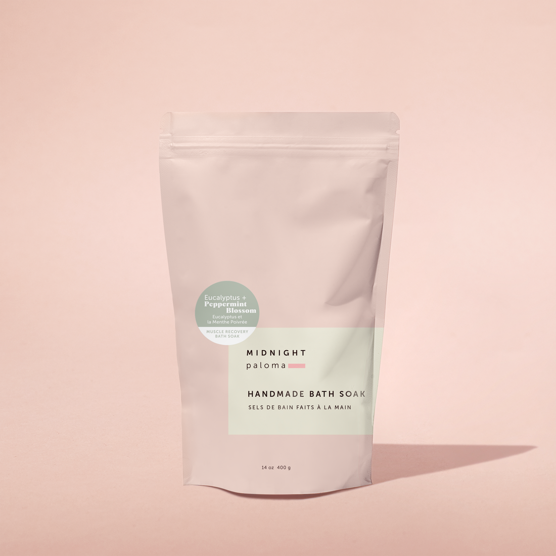Eucalyptus + Peppermint Bath Soak - Epsom Salt Detoxifying