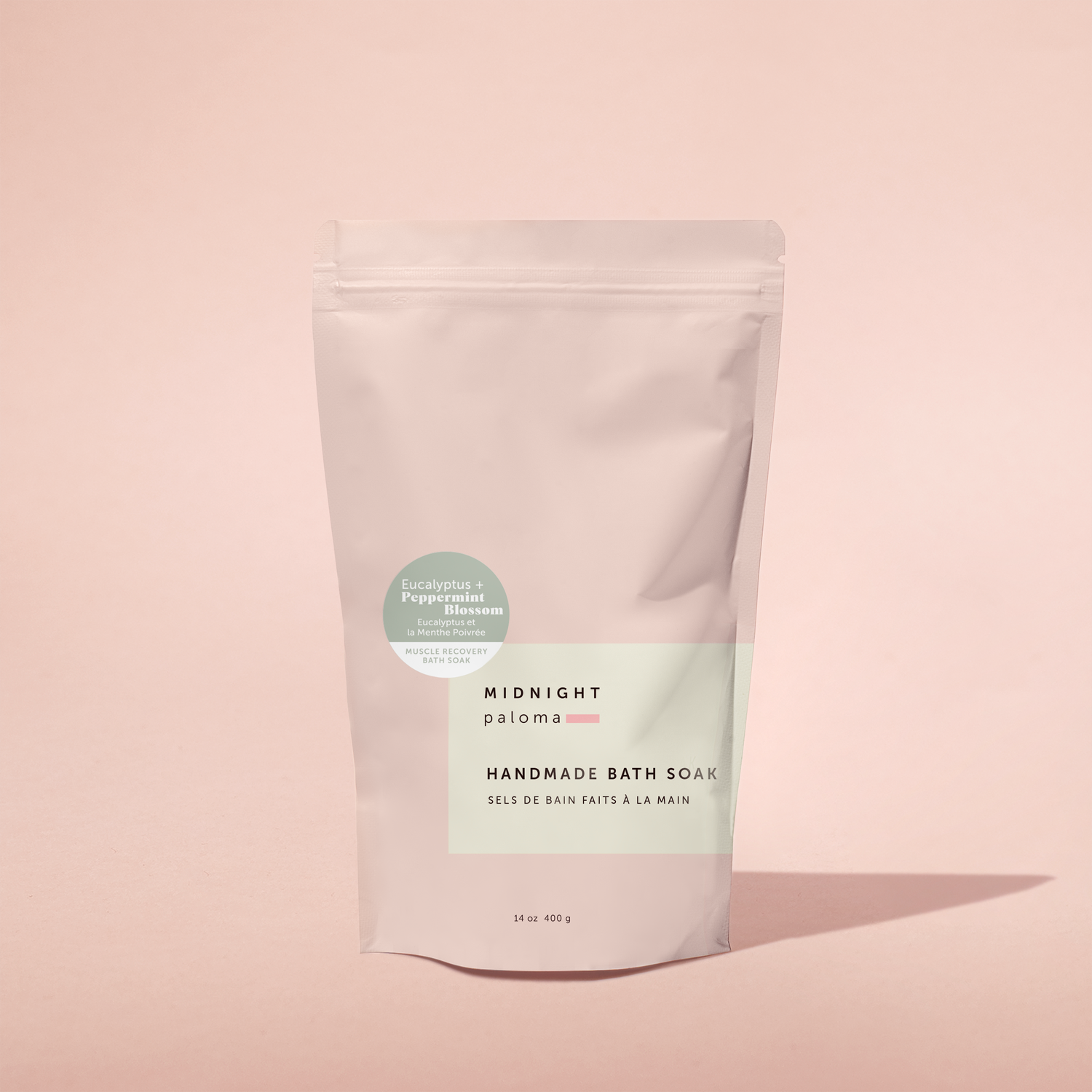 Eucalyptus + Peppermint Bath Soak - Epsom Salt Detoxifying