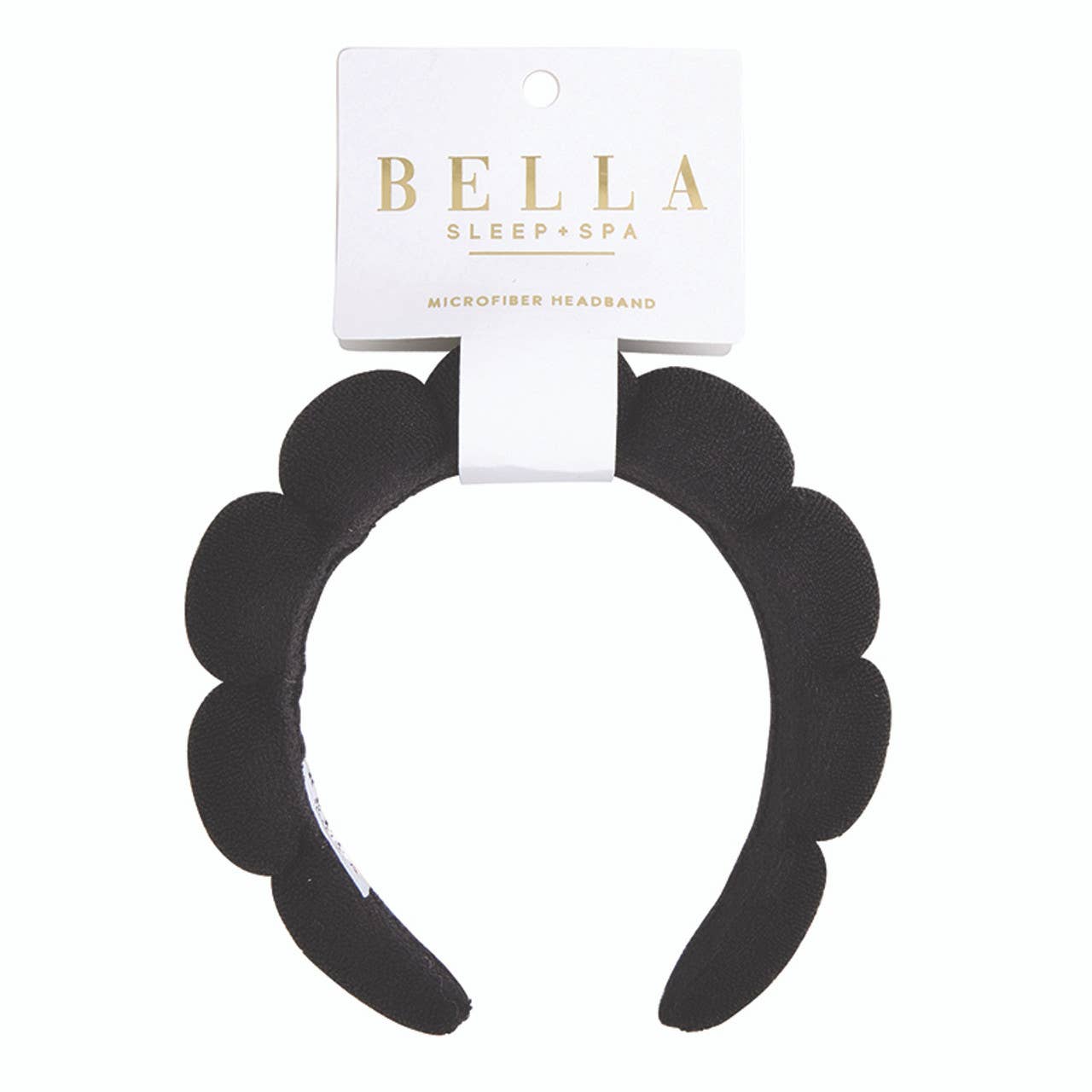 Plush Spa Headband - Black