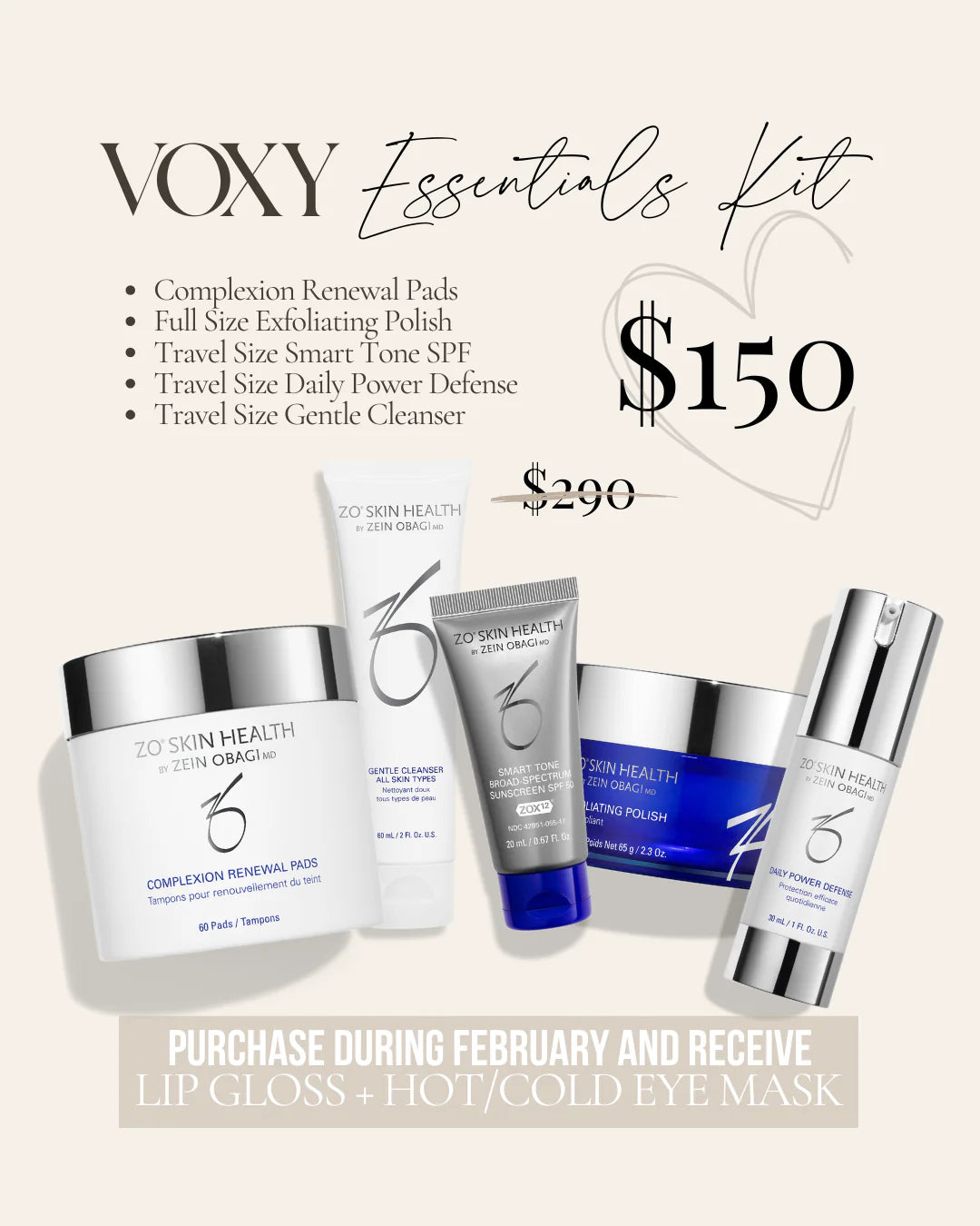 VOXY Essentials Skincare Kit