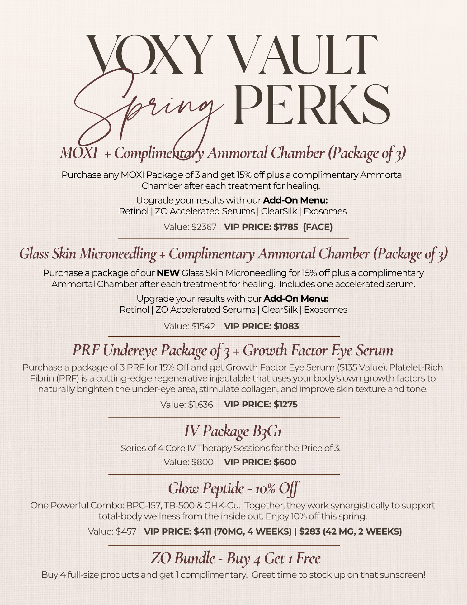 Events  VOXY Longevity Center