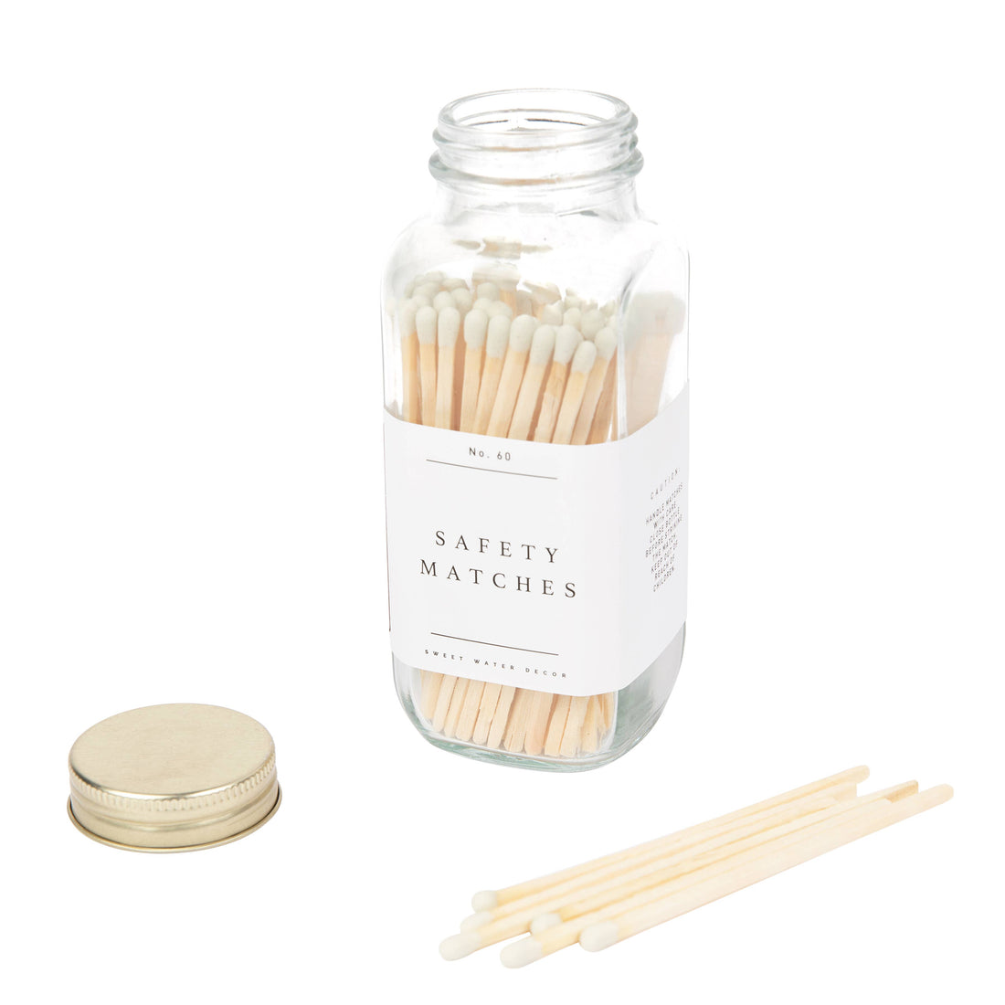 Safety Matches, White Tip - Home Decor &amp; Gifts