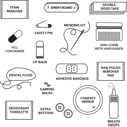Metallic Minimergency Kit