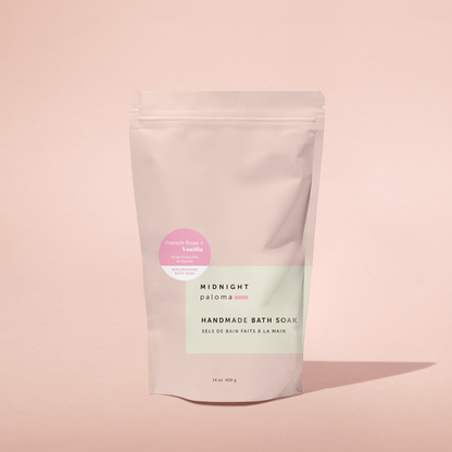 French Rose + Vanilla Bath Soak Epsom Salts